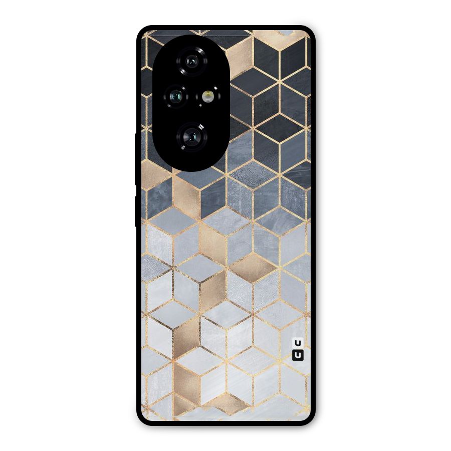 Blues And Golds Metal Back Case for Honor 200 Pro