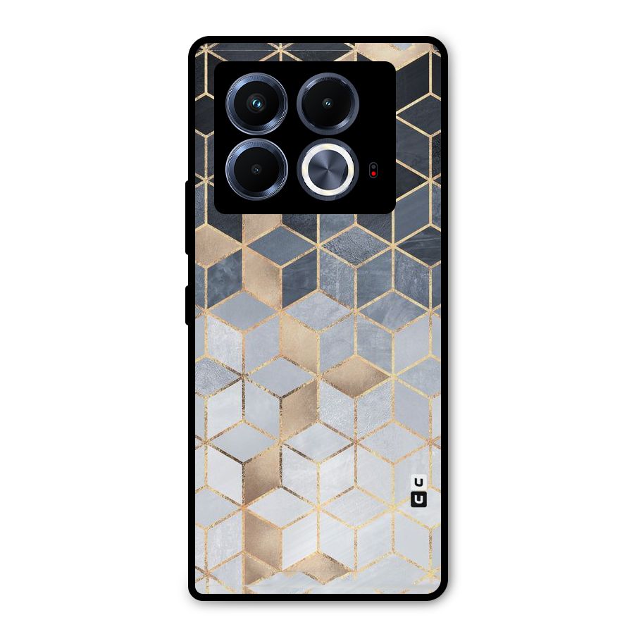 Blues And Golds Metal Back Case for Infinix Note 40 5G