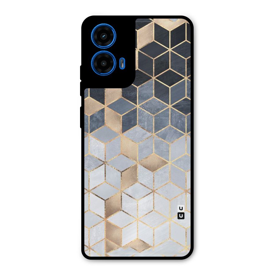Blues And Golds Metal Back Case for Moto G45