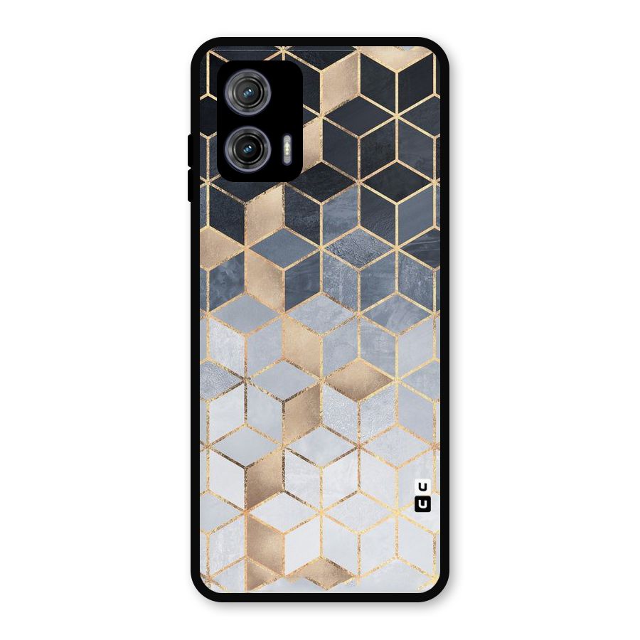 Blues And Golds Metal Back Case for Moto G73