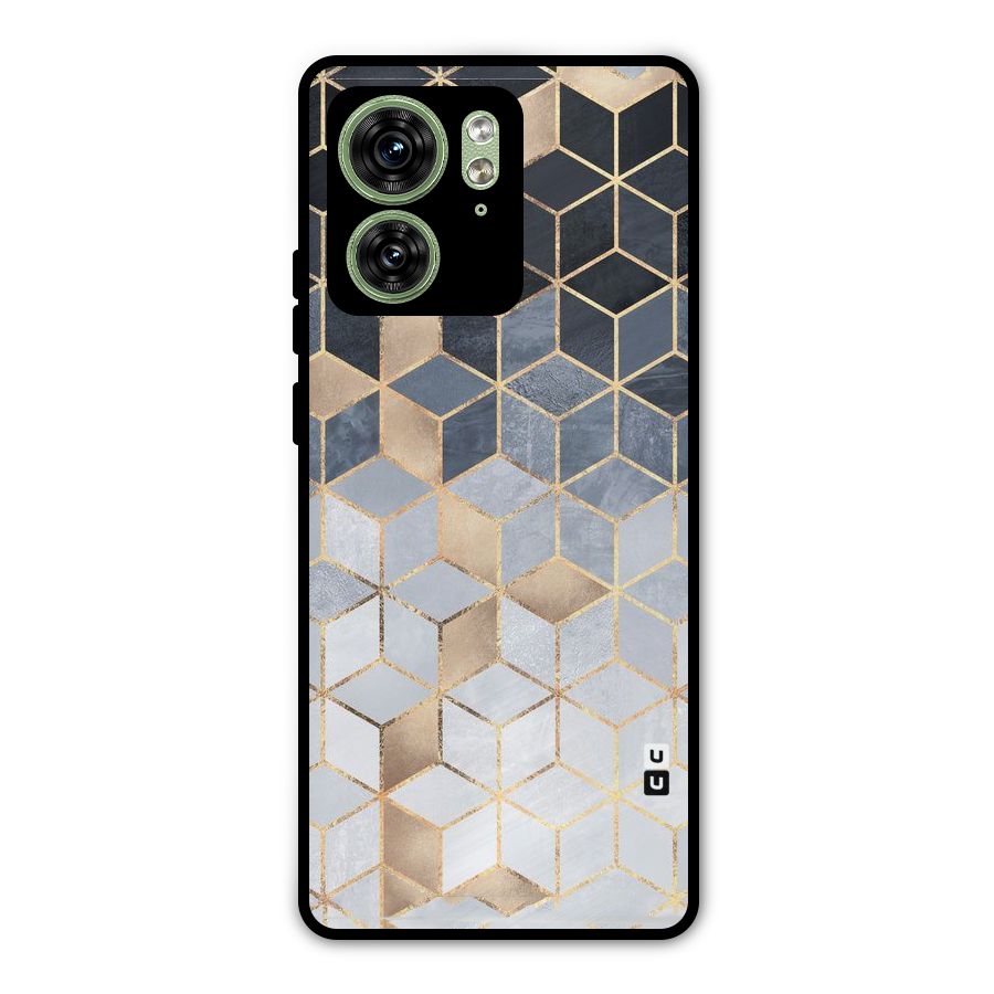 Blues And Golds Metal Back Case for Motorola Edge 40 5G
