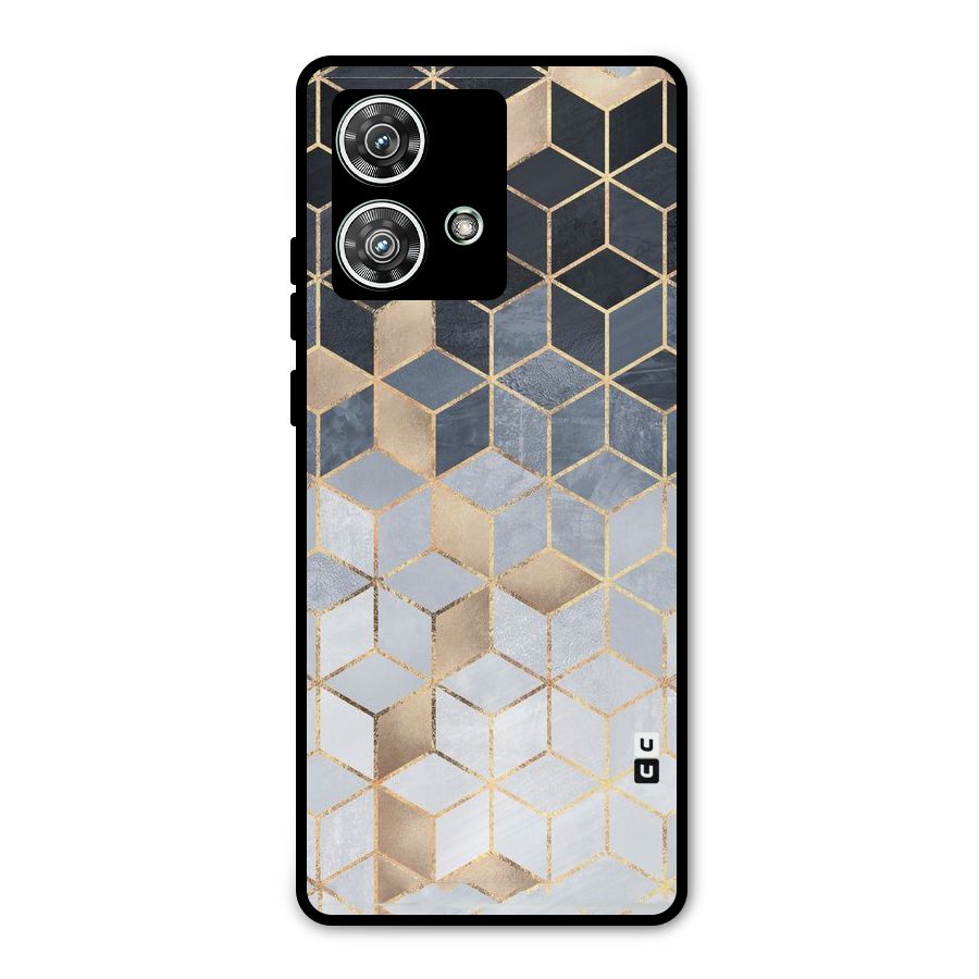 Blues And Golds Metal Back Case for Motorola Edge 40 Neo