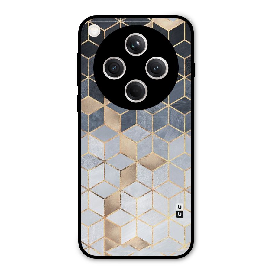Blues And Golds Metal Back Case for Oppo Find X8