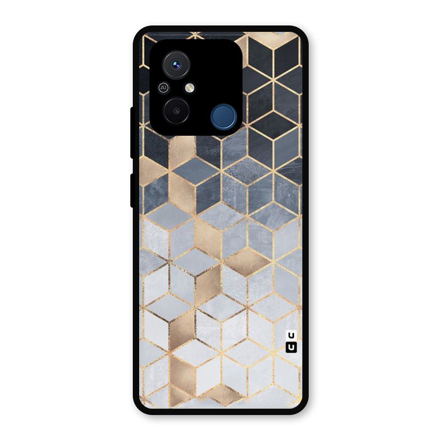 Blues And Golds Metal Back Case for Poco C55