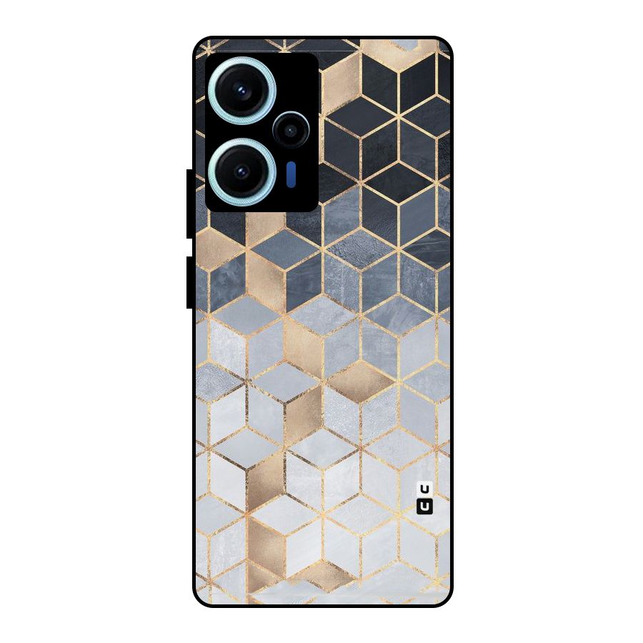Blues And Golds Metal Back Case for Poco F5