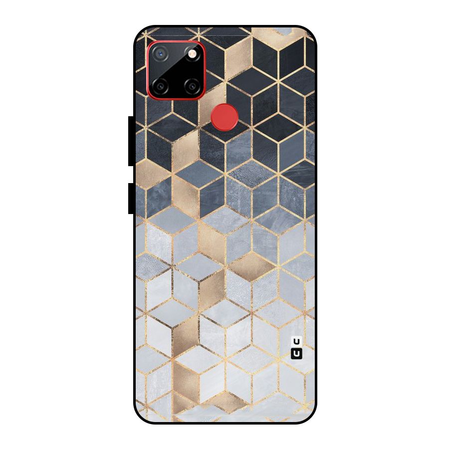 Blues And Golds Metal Back Case for Realme C12