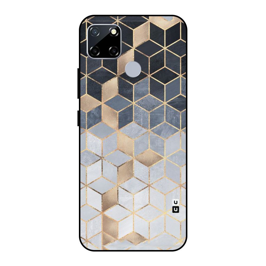 Blues And Golds Metal Back Case for Realme Narzo 20
