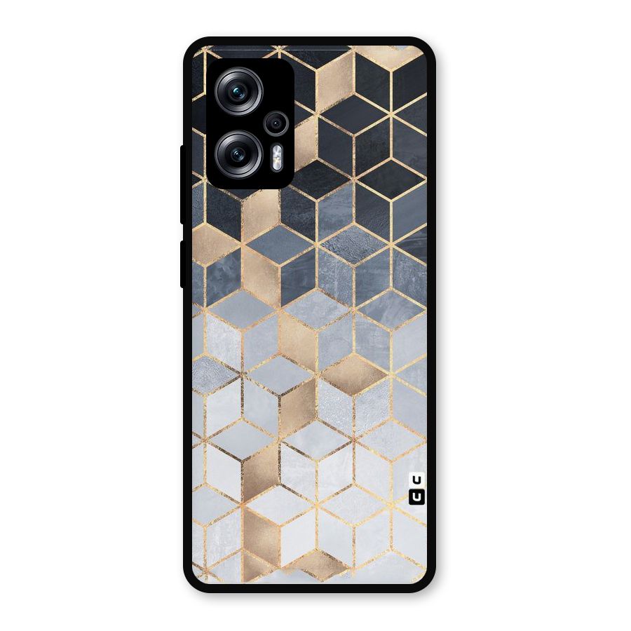 Blues And Golds Metal Back Case for Redmi K50i
