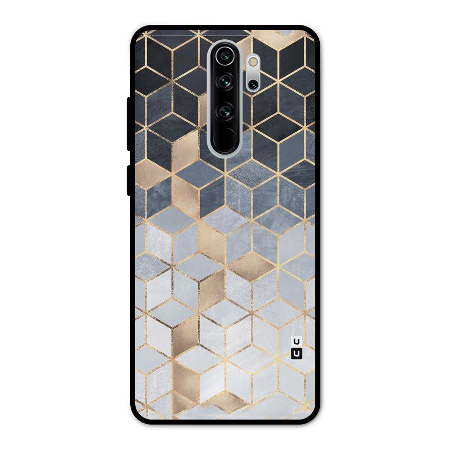 Blues And Golds Metal Back Case for Redmi Note 8 Pro