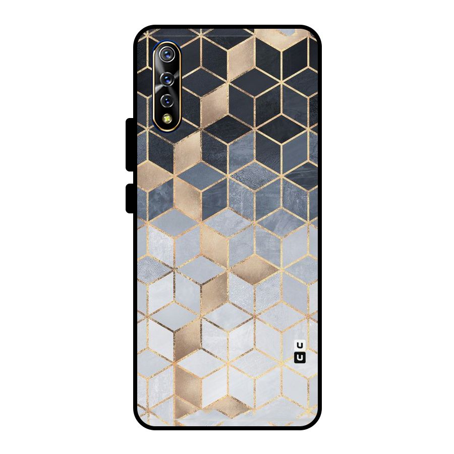 Blues And Golds Metal Back Case for Vivo S1