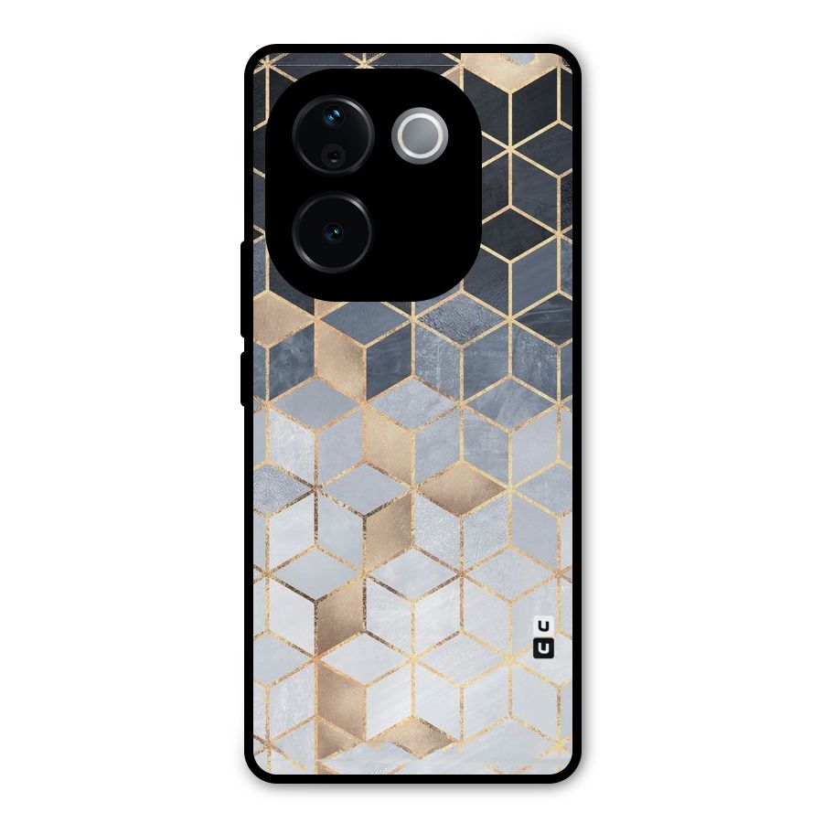 Blues And Golds Metal Back Case for Vivo T3 Pro