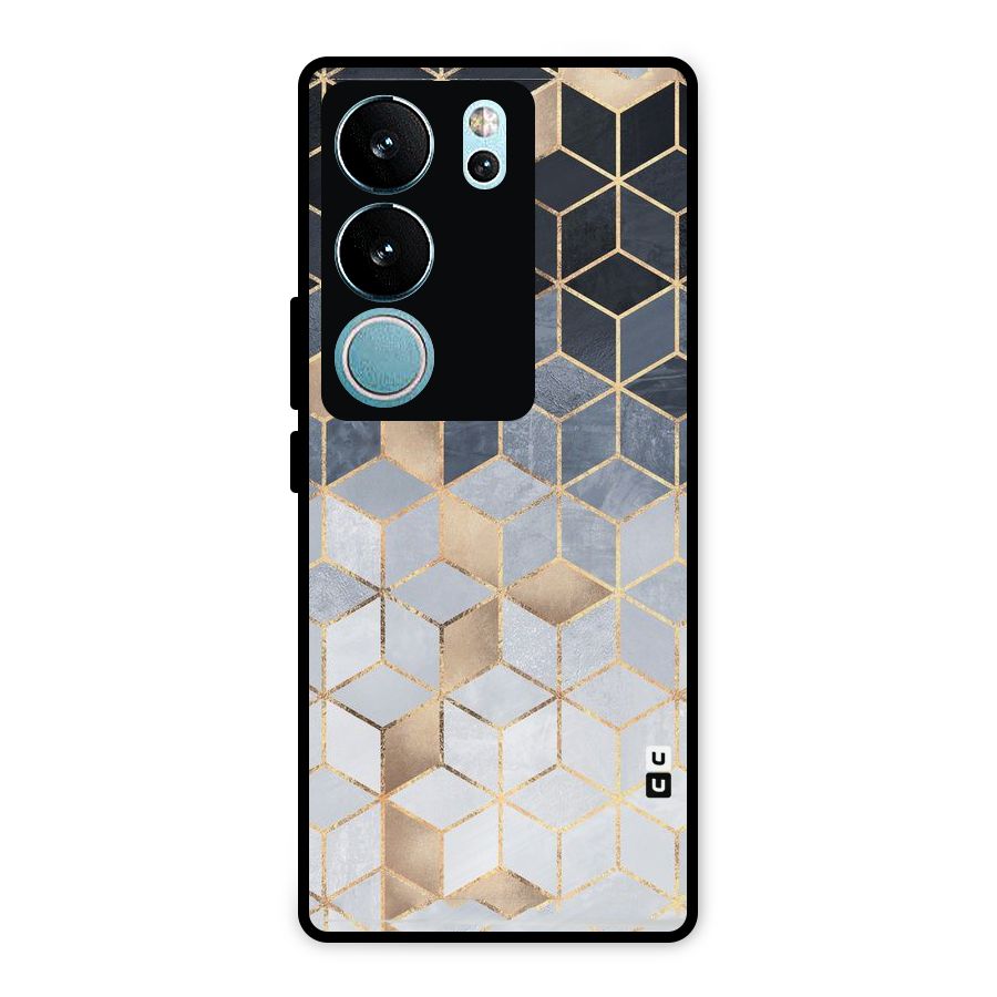 Blues And Golds Metal Back Case for Vivo V29