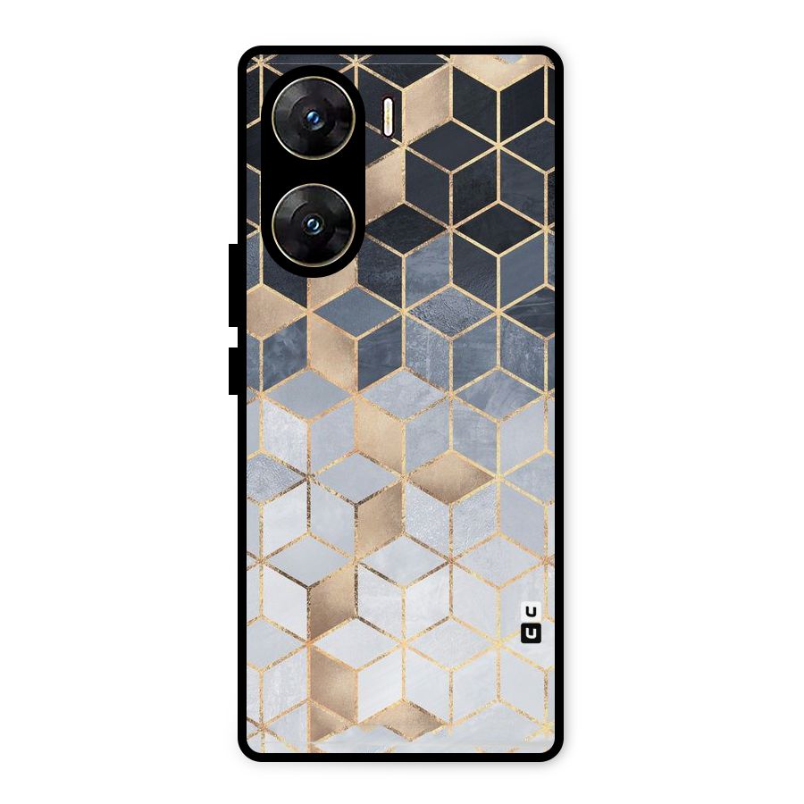 Blues And Golds Metal Back Case for Vivo V29e