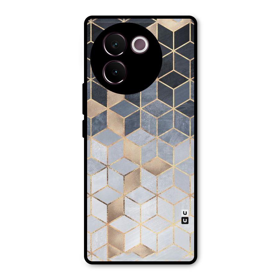 Blues And Golds Metal Back Case for Vivo V30e