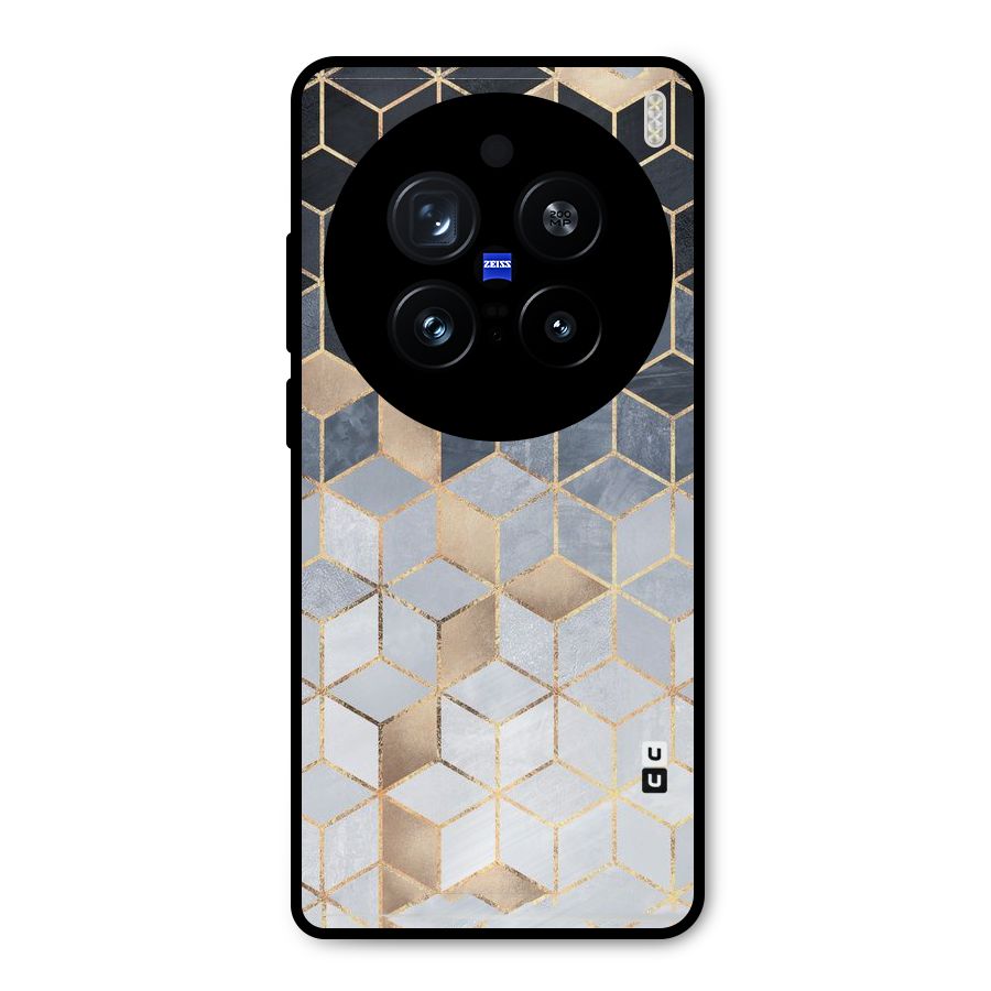 Blues And Golds Metal Back Case for Vivo X200 Pro