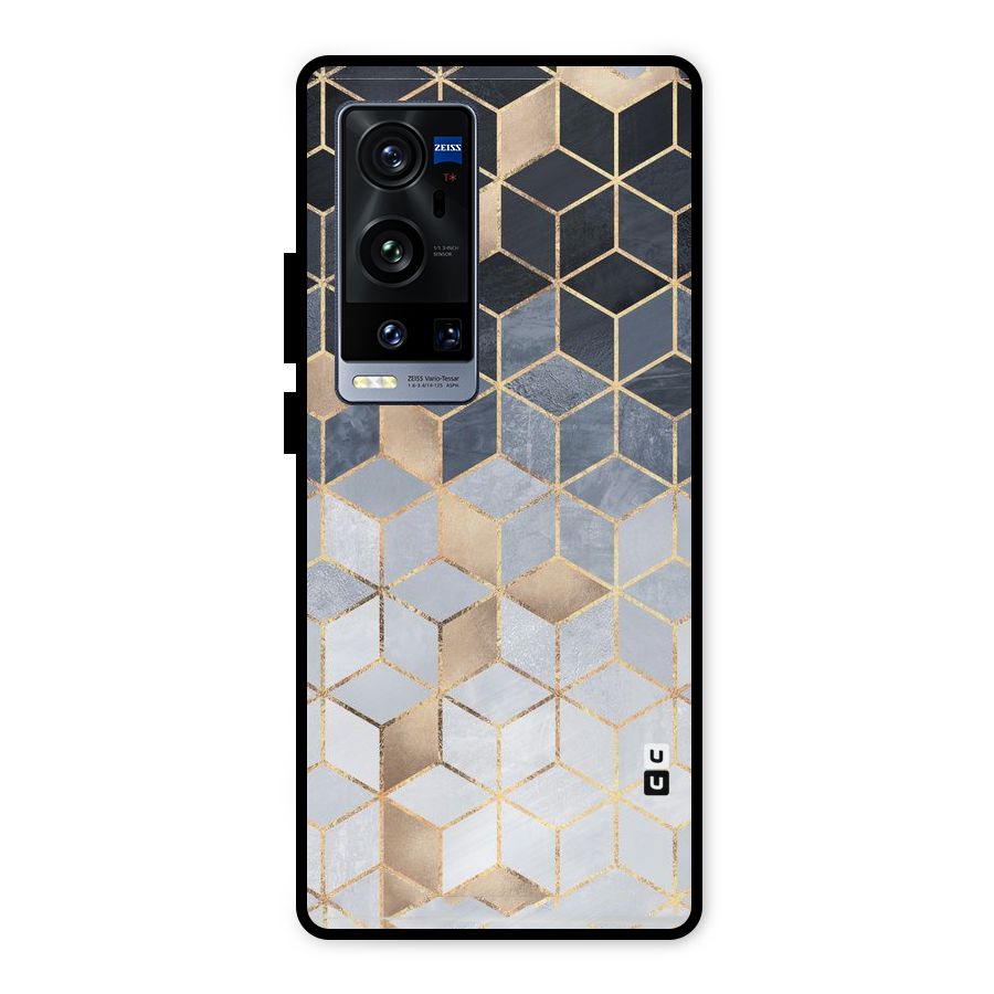 Blues And Golds Metal Back Case for Vivo X60 Pro Plus