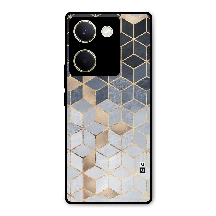 Blues And Golds Metal Back Case for Vivo Y200 Pro