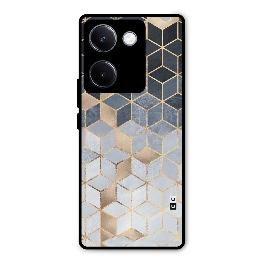 Blues And Golds Metal Back Case for Vivo Y300 Plus