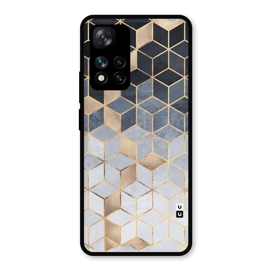 Blues And Golds Metal Back Case for Xiaomi 11i Hypercharge 5G