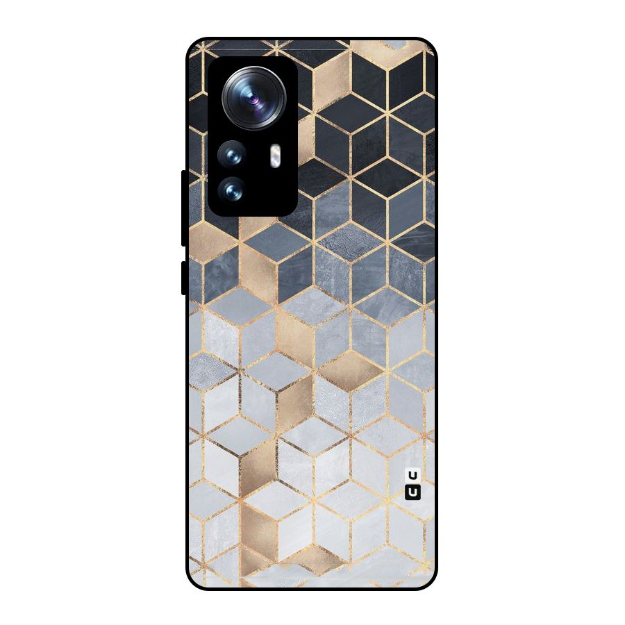 Blues And Golds Metal Back Case for Xiaomi 12 Pro