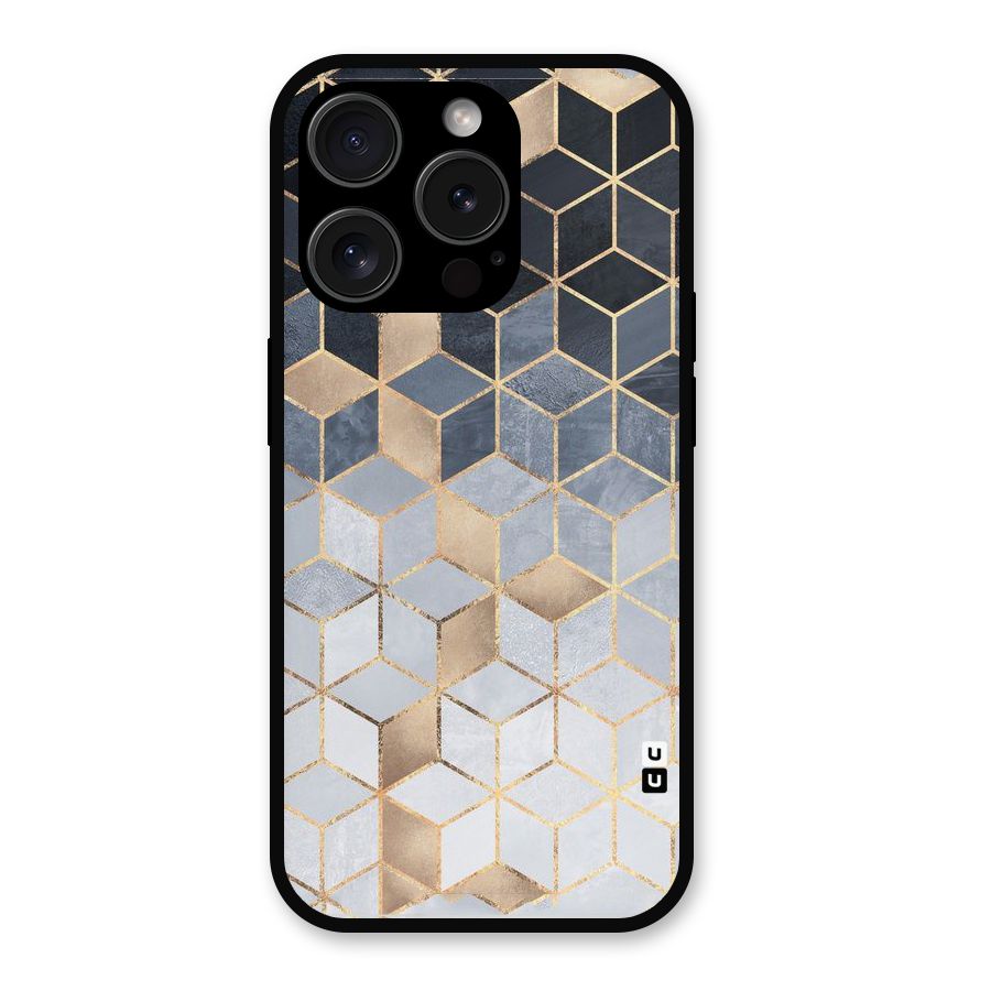 Blues And Golds Metal Back Case for iPhone 15 Pro