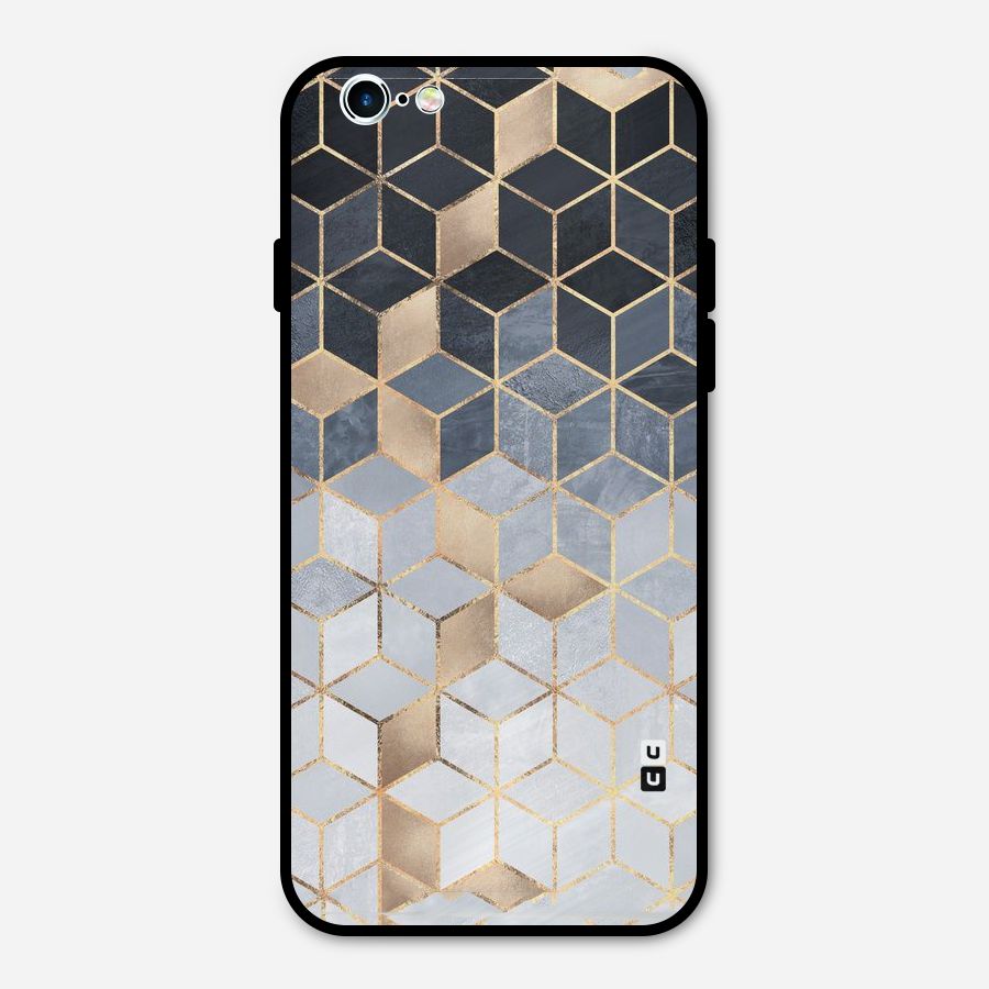 Blues And Golds Metal Back Case for iPhone 6 6s