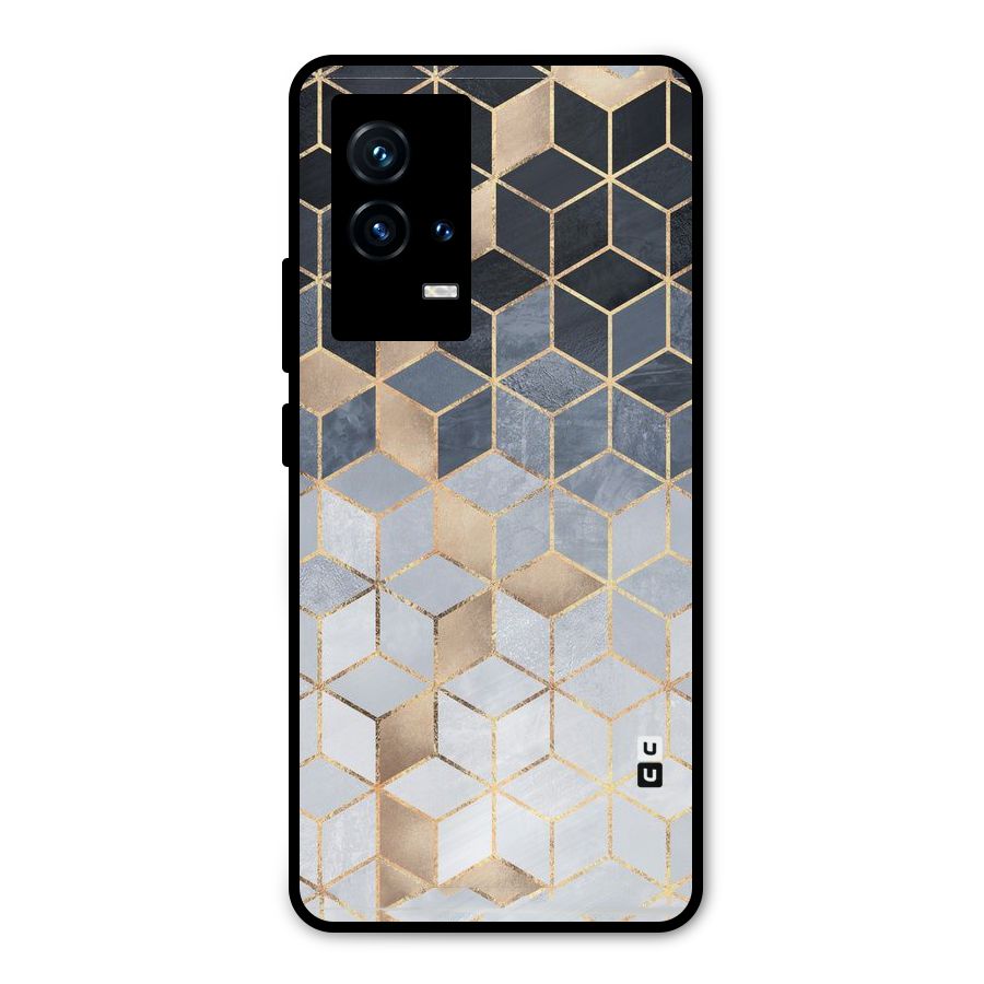 Blues And Golds Metal Back Case for iQOO 9 5G