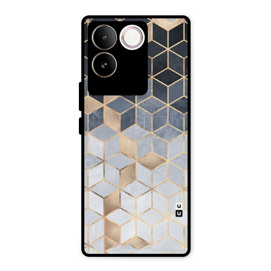 Blues And Golds Metal Back Case for iQOO Z7 Pro