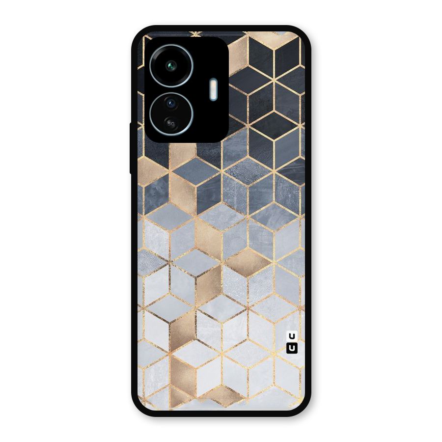 Blues And Golds Metal Back Case for vivo iQOO Z6 Lite 5G