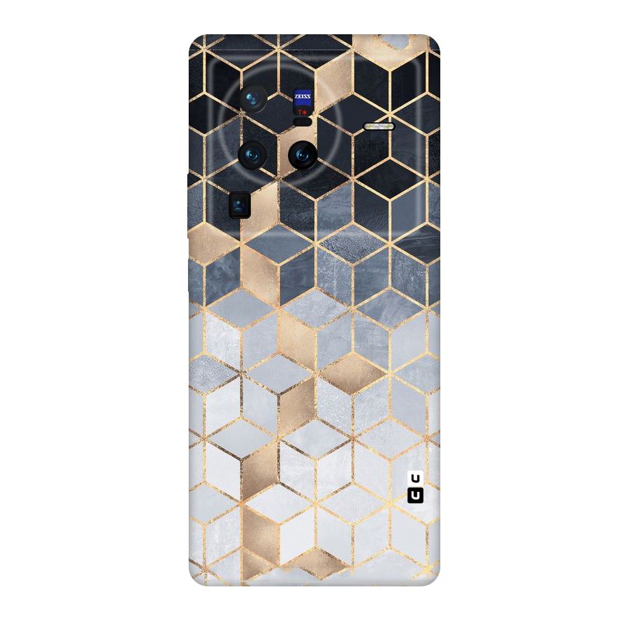 Blues And Golds Original Polycarbonate Back Case for Vivo X80
