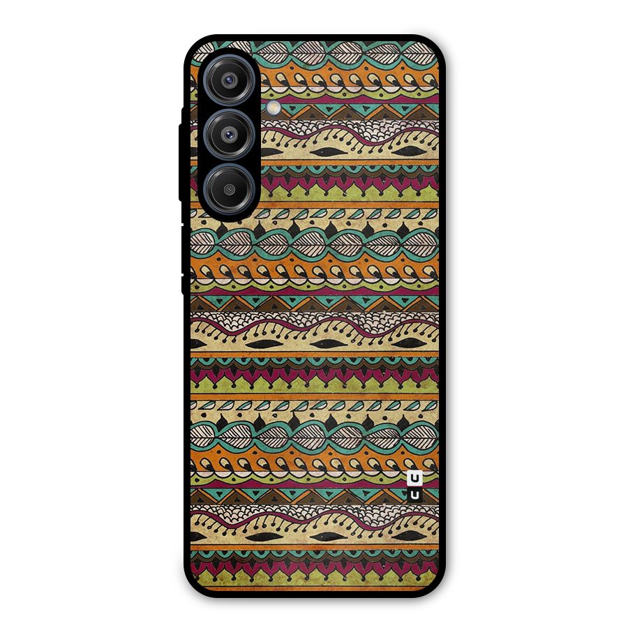 Bohemian Style Aztec Art Metal Back Case for Galaxy A16 5G