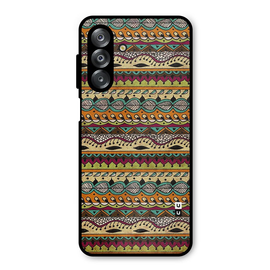 Bohemian Style Aztec Art Metal Back Case for Galaxy A26