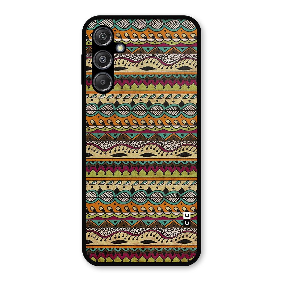Bohemian Style Aztec Art Metal Back Case for Galaxy M34 5G