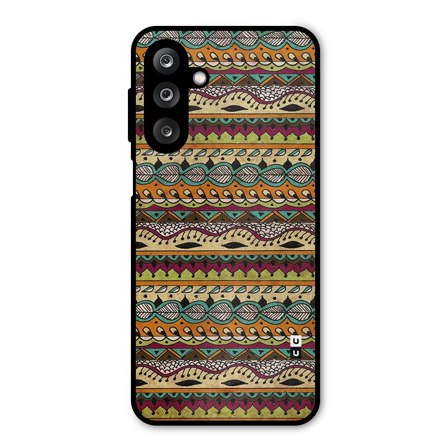 Bohemian Style Aztec Art Metal Back Case for Galaxy M36
