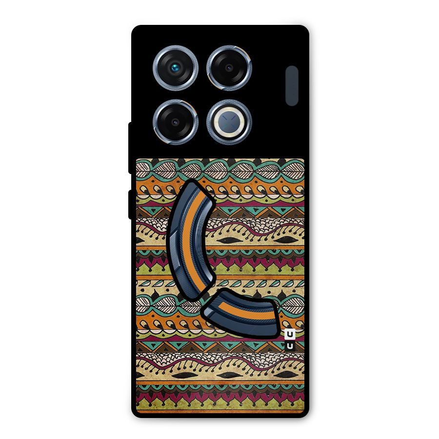 Bohemian Style Aztec Art Metal Back Case for Infinix GT 20 Pro