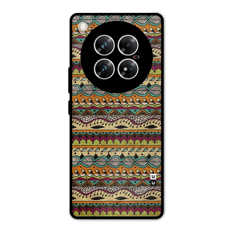 Bohemian Style Aztec Art Metal Back Case for Infinix Zero 40 5G