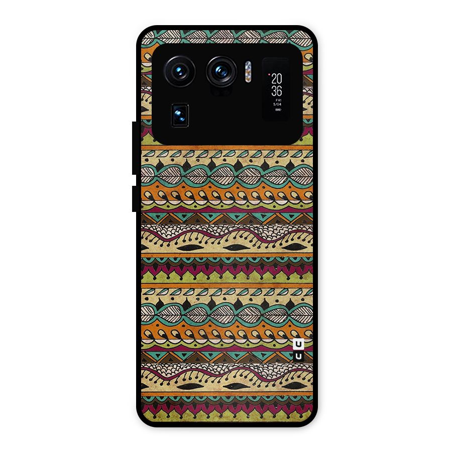 Bohemian Style Aztec Art Metal Back Case for Mi 11 Ultra