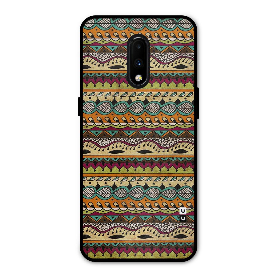 Bohemian Style Aztec Art Metal Back Case for OnePlus 7