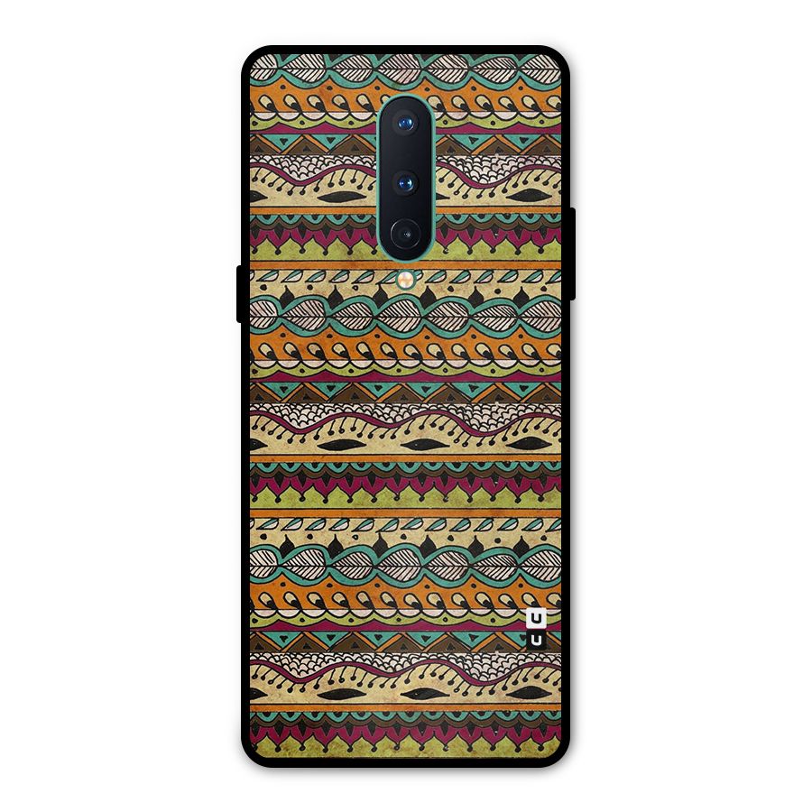 Bohemian Style Aztec Art Metal Back Case for OnePlus 8
