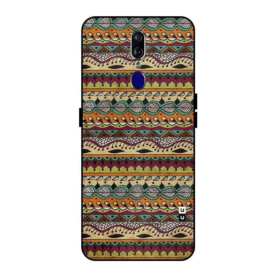 Bohemian Style Aztec Art Metal Back Case for Oppo F11