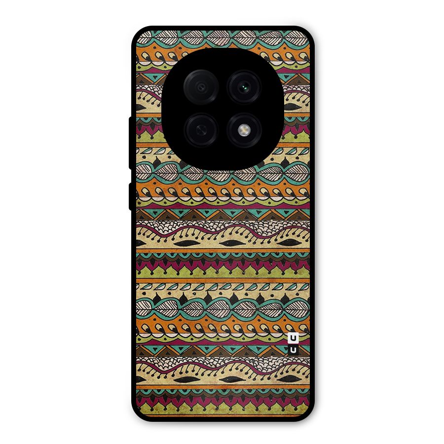 Bohemian Style Aztec Art Metal Back Case for Oppo F29 Pro