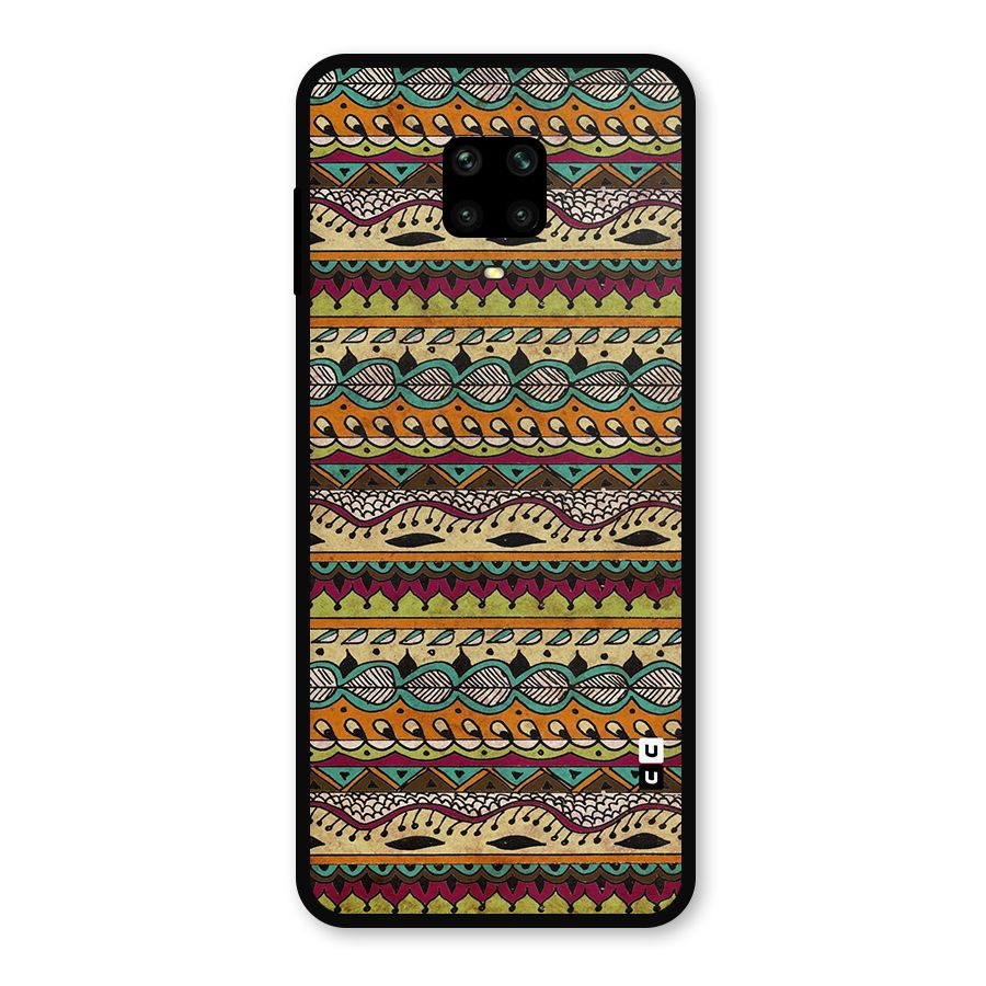 Bohemian Style Aztec Art Metal Back Case for Poco M2