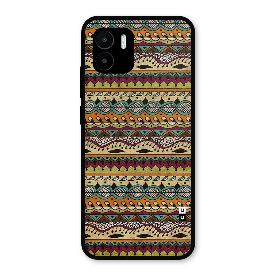 Bohemian Style Aztec Art Metal Back Case for Redmi A2
