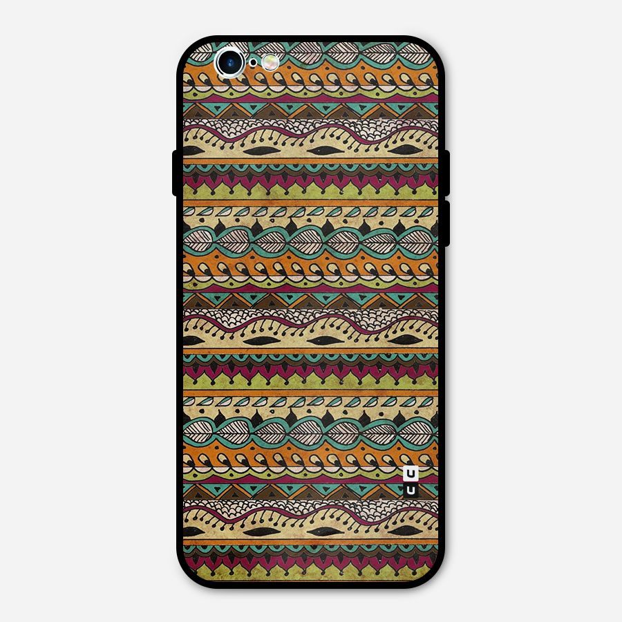 Bohemian Style Aztec Art Metal Back Case for iPhone 6 6s