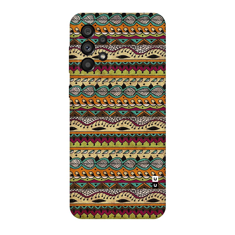 Bohemian Style Aztec Art Original Polycarbonate Back Case for Galaxy A73 5G