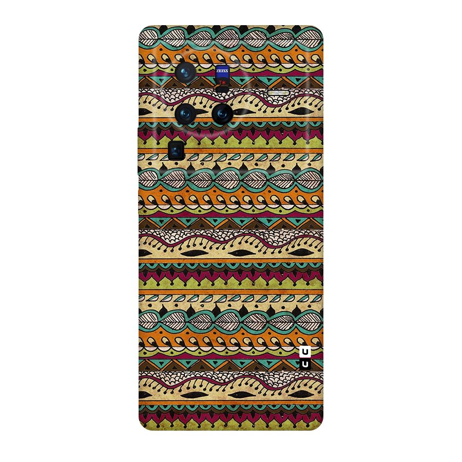 Bohemian Style Aztec Art Original Polycarbonate Back Case for Vivo X80