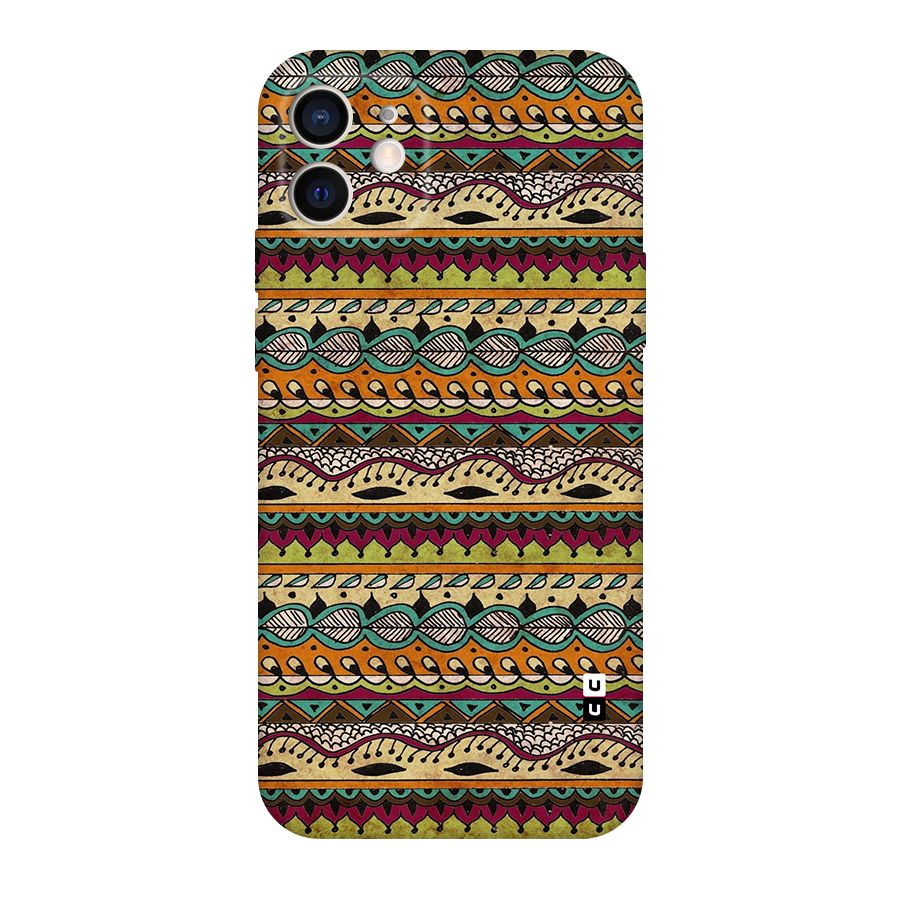 Bohemian Style Aztec Art Original Polycarbonate Back Case for iPhone 12
