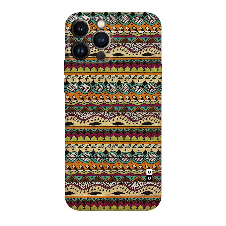 Bohemian Style Aztec Art Original Polycarbonate Back Case for iPhone 13 Pro Max
