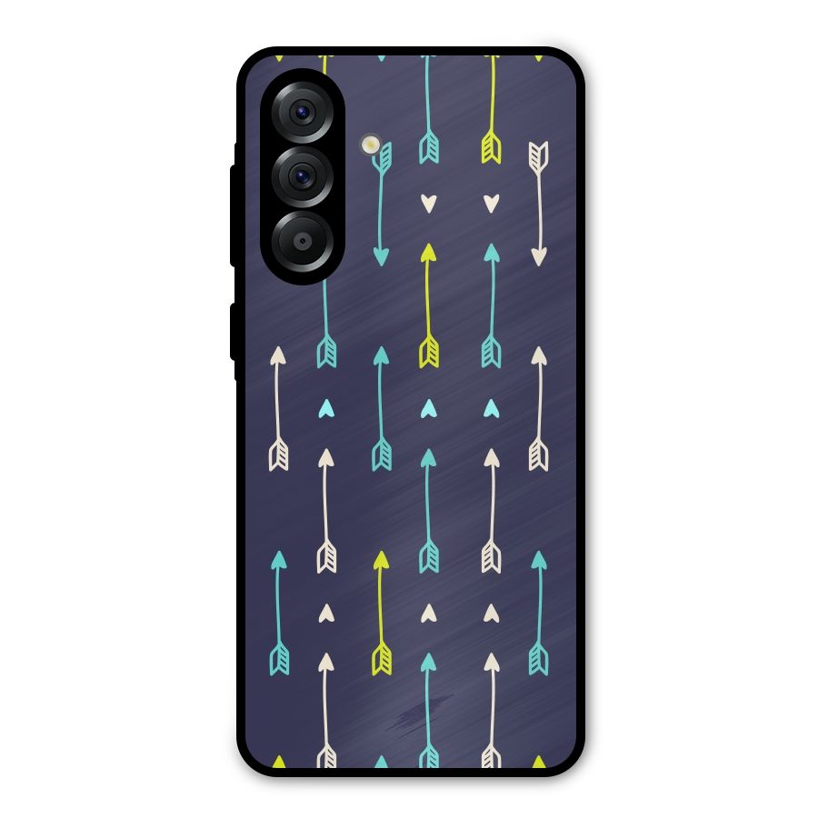 Boho Arrow Pattern Metal Back Case for Galaxy A36