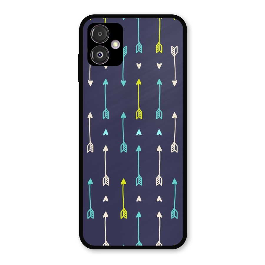 Boho Arrow Pattern Metal Back Case for Galaxy F14